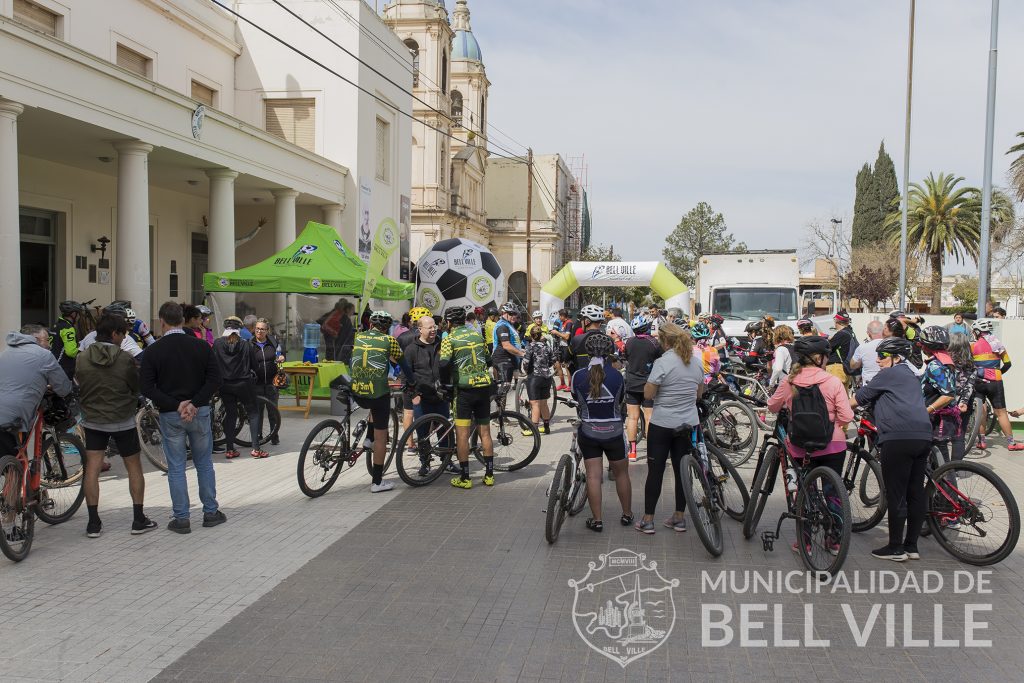Gran repercusión tuvo la iniciativa de Ciclismo Bell Ville y la Municipalidad por una vida saludable