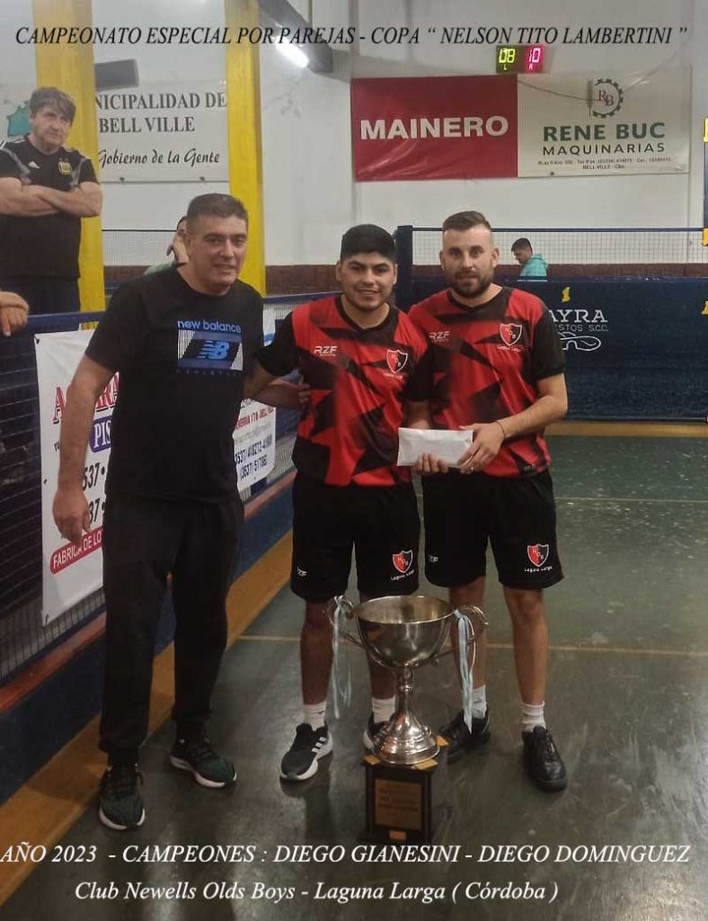 Newell’s Old Boys de Laguna Larga se adjudicó el especial de bochas Nelson Lambertini