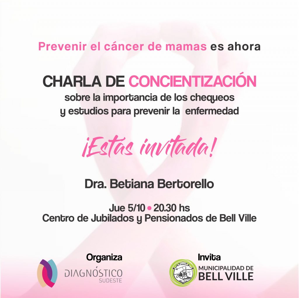 Se prepararán distintas actividades en el mes de lucha contra el cáncer de mamas