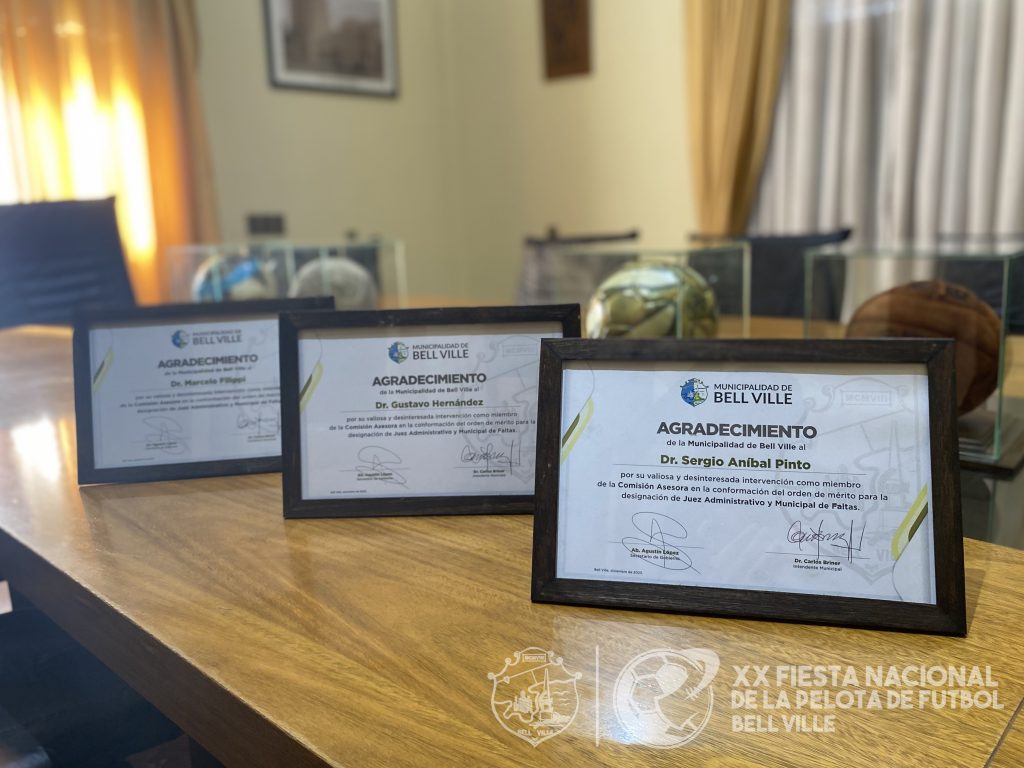 El municipio reconoció la labor de la Comisión Asesora para designar al Juez de Faltas