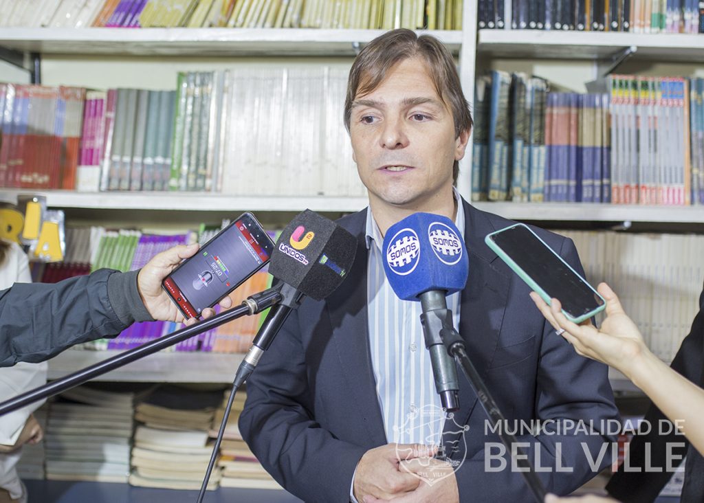 El jefe municipal dijo que las buenas noticias del IPET 87 “consolida el sistema educativo local, sobre el cual venimos trabajando”