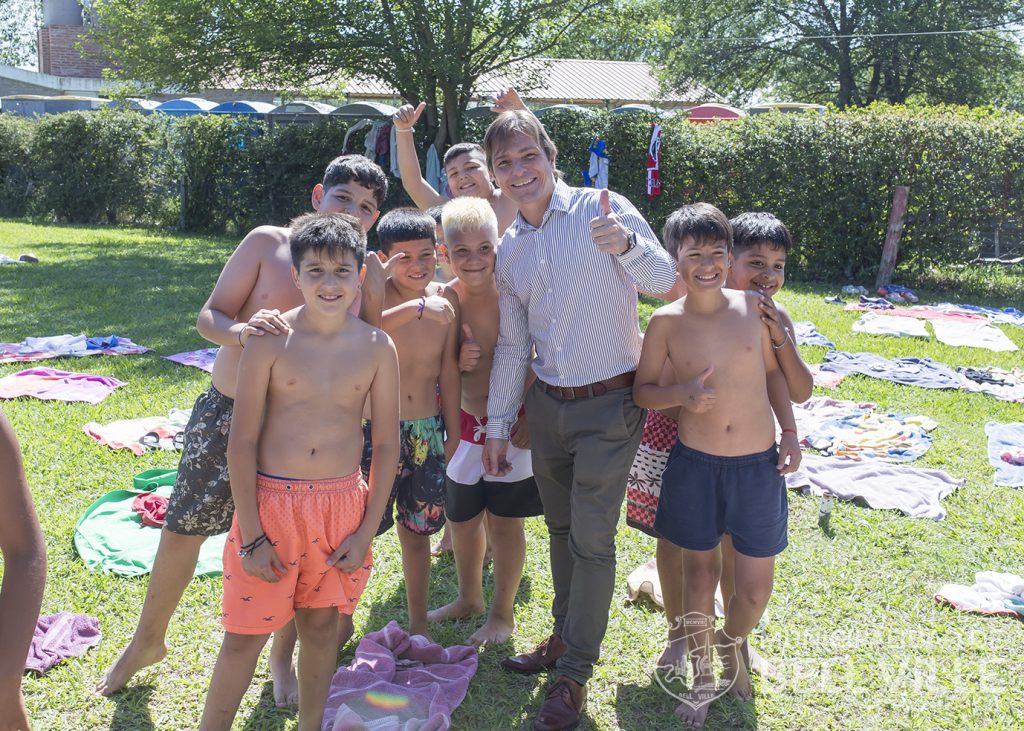 El intendente participó de una de las clases de la Escuela Municipal de Verano