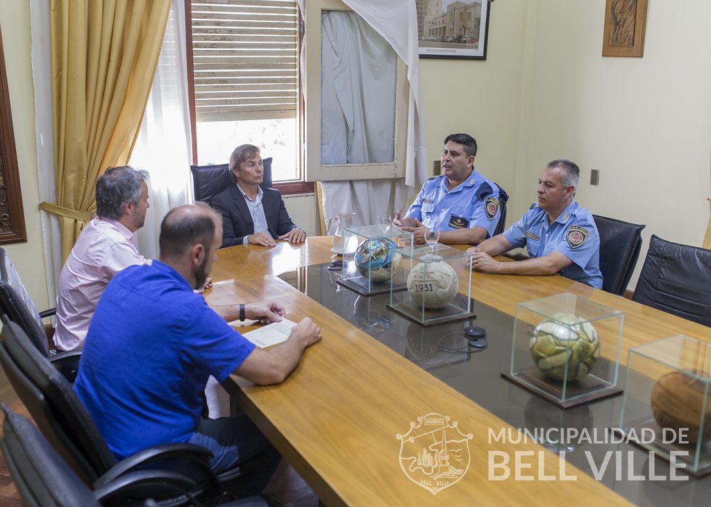 El intendente recibió la visita protocolar del nuevo jefe de Policía de la Departamental Unión