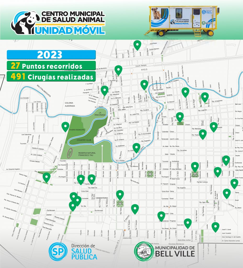 El año pasado se incrementaron las cirugías en el castrador móvil municipal con respecto a 2022