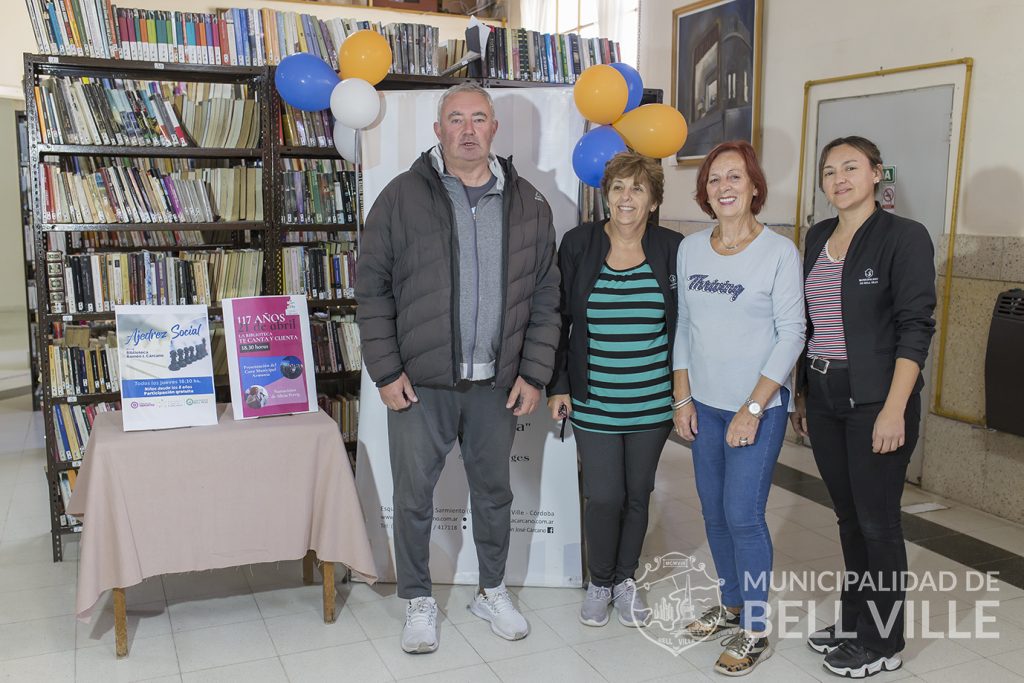 El programa municipal “Ajedrez Social” regresa a la Biblioteca Popular Ramón J. Cárcano