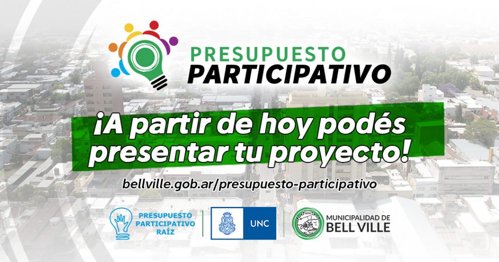 Desde hoy se receptan proyectos para el Presupuesto Participativo de vecinos con el municipio