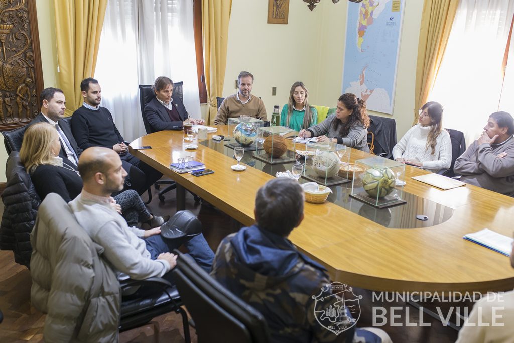 Intendente y concejales se reunieron con miembros del Centro de Veteranos Islas Malvinas