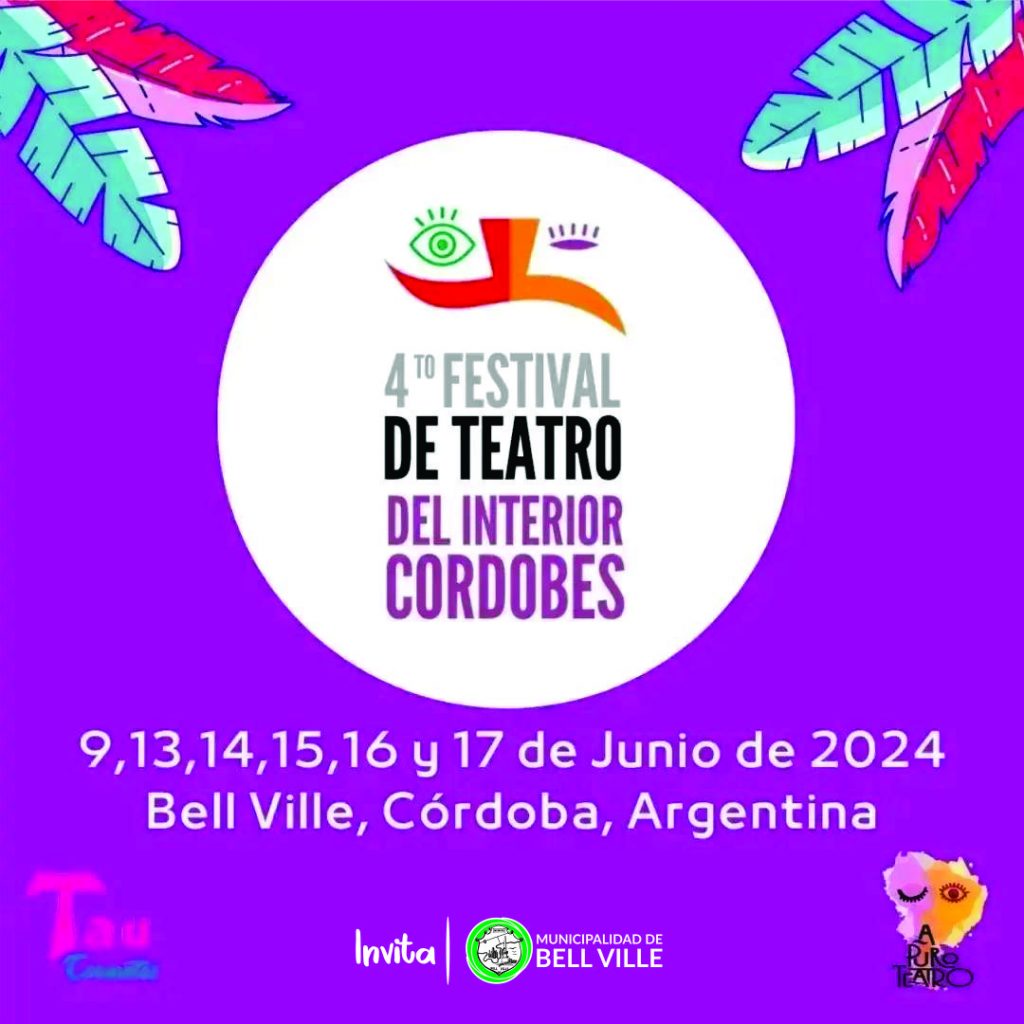 Este domingo se pone en marcha el 4º Festival de Teatro del Interior Cordobés.