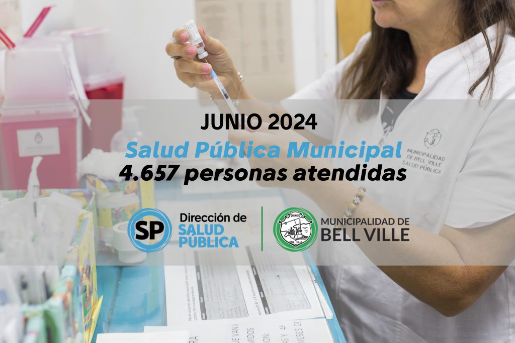 En Salud Pública del municipio, se atendieron en junio a 4.657 personas