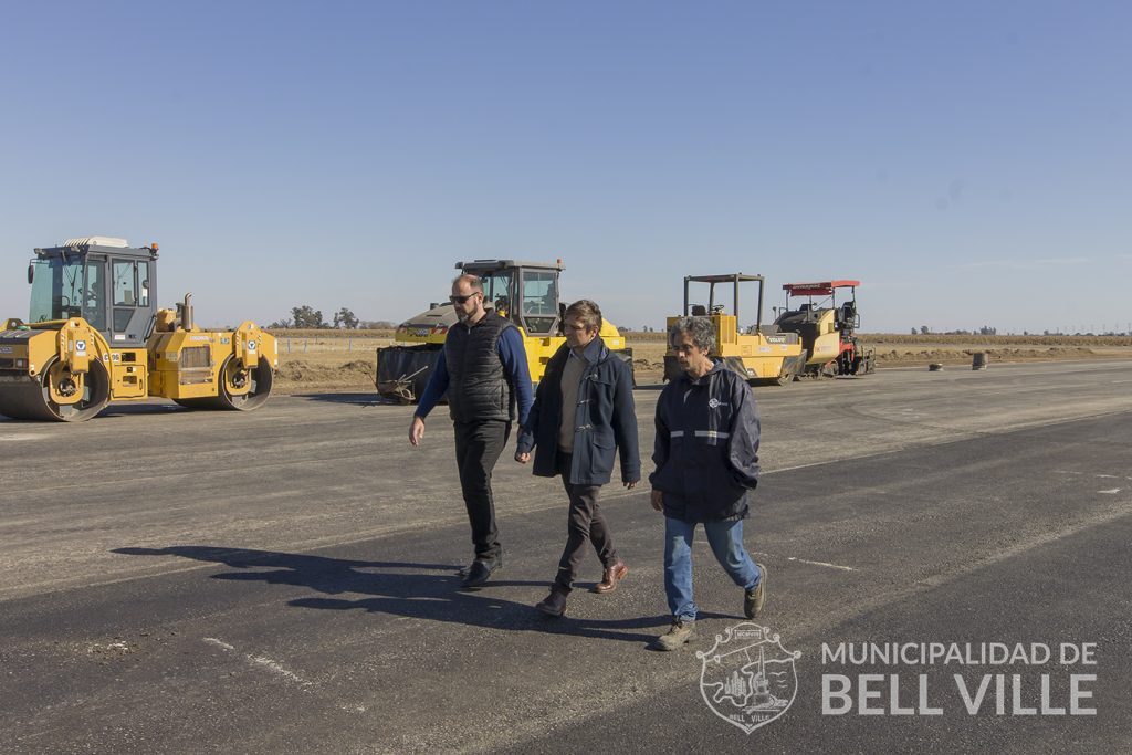 La pista del aeródromo local cuenta con un avance de obra del 90%