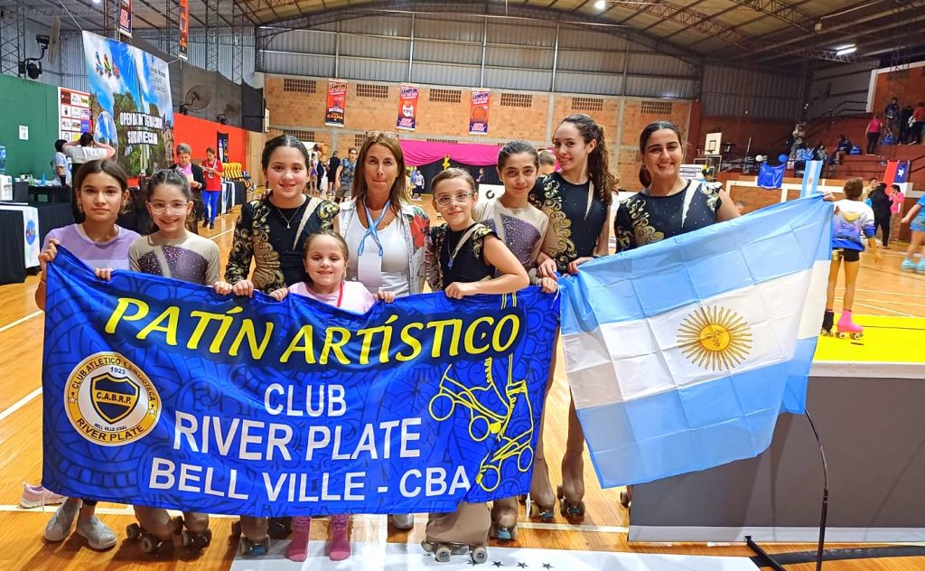 Once podios alcanzó la Escuela de Patín del Club River en el Sudamericano de Misiones
