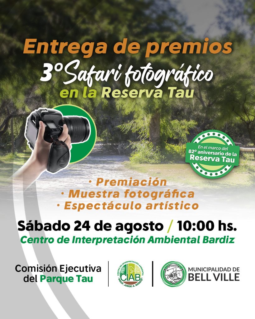 Por los 82 años de la Reserva Natural Tau, mañana se entregarán los premios a los ganadores del Safari Fotográfico