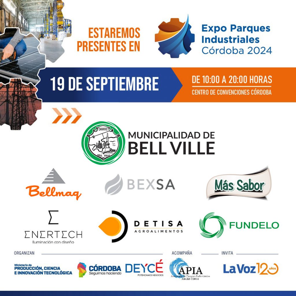 El municipio acompañará a las empresas a la primera Expo Parques Industriales en Córdoba