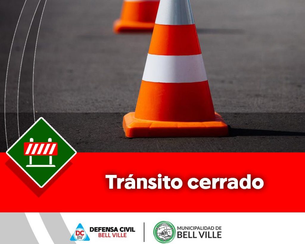 Mañana se interrumpirá transitoriamente el tránsito vehicular en calle Vélez Sarsfield esquina Alem