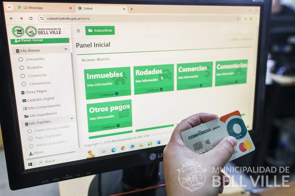 Por CIDIBELL los contribuyentes pueden gestionar del pago por débito automático