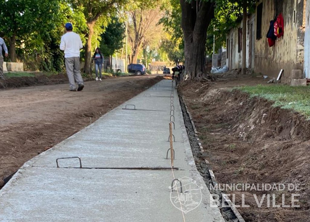 A más de 12 cuadras se le construyó cordón cuneta en lo que transcurre del año.