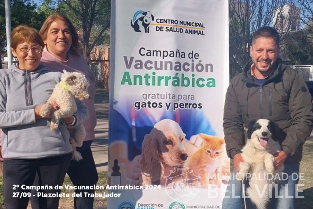 La campaña antirrábica evidenció la creciente responsabilidad de los dueños por sus mascotas