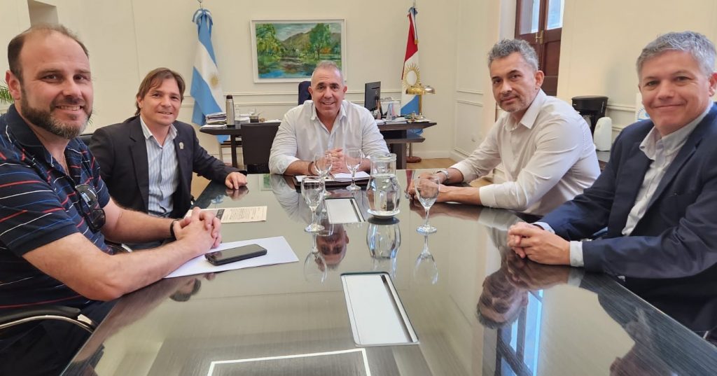 El intendente se reunió con el presidente del Tribunal de Cuentas de la Provincia