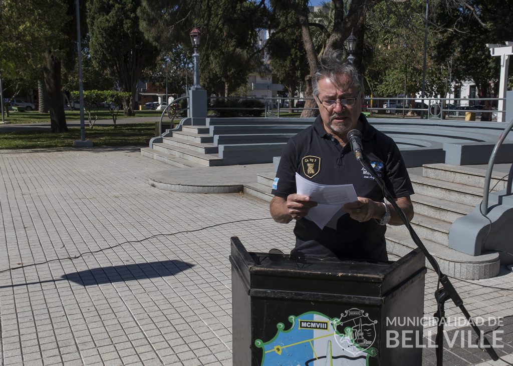 Dos discursos en el acto, marcaron la importancia de la soberanía nacional