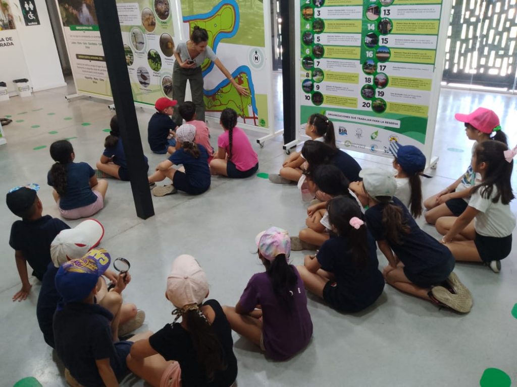 Proyectos educativos de tres escuelas tuvieron su desarrollo con el municipio en la Reserva Natural Tau