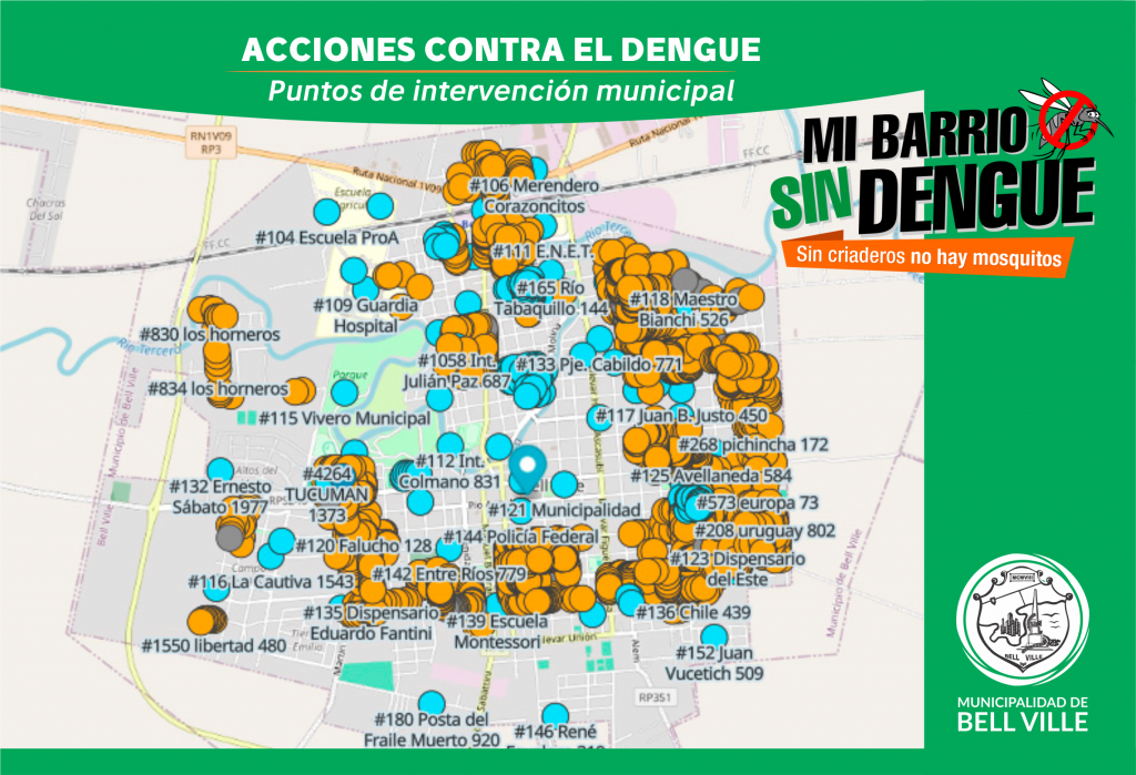 Números y acciones importantes en la lucha local contra el mosquito transmisor de dengue