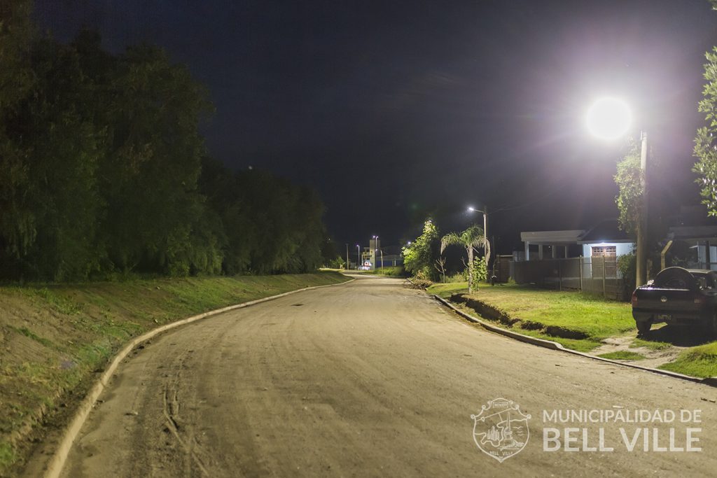 Se instalaron luminarias led en dos importantes sectores de la ciudad