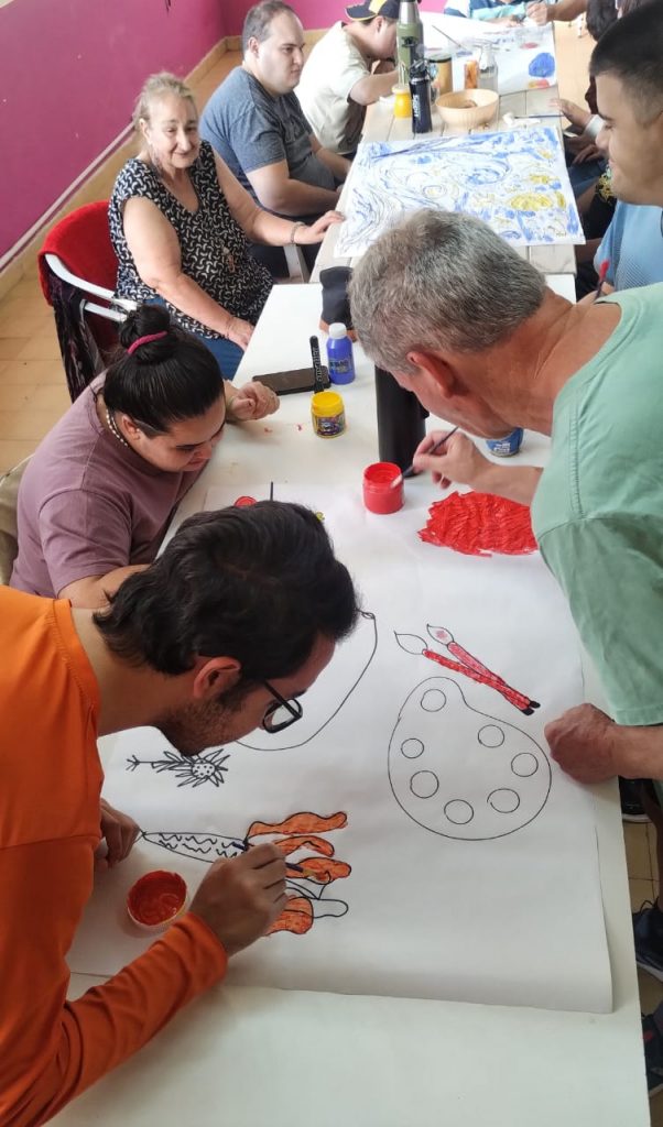 Núcleos Barriales celebraron el Día Internacional del Arte con creatividad como derecho y expresión
