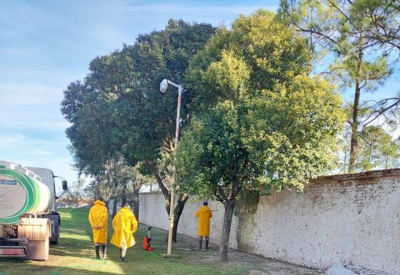Distintas intervenciones municipales se cumplen en el Cementerio La Piedad