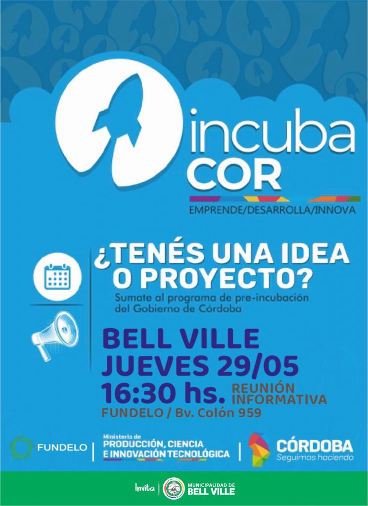 Importantes propuestas para emprendedores con el programa “InCubacor”