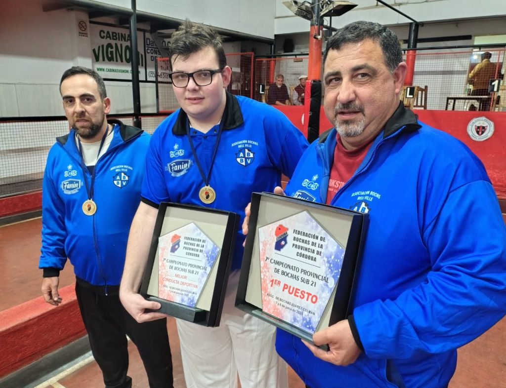 José Ignacio Minetti es bicampeón provincial de bochas en categoría Sub 21 Individual
