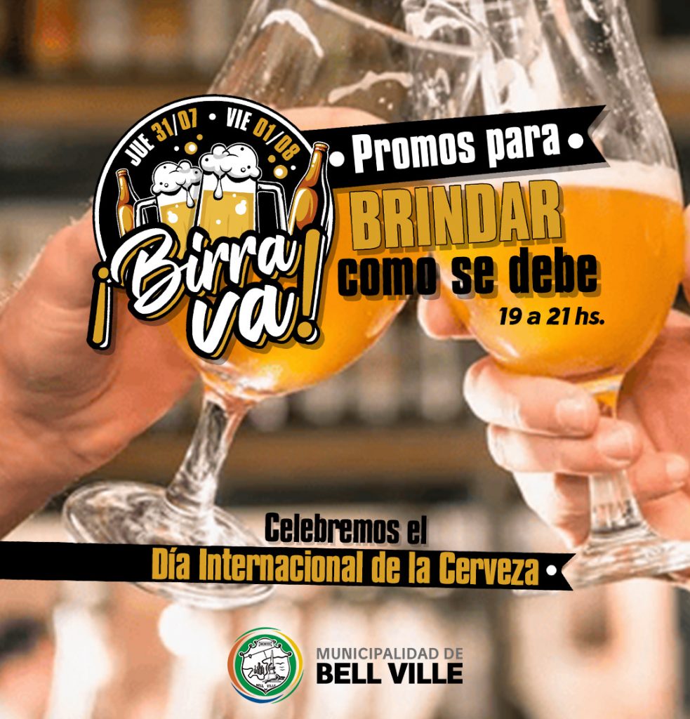 Día Internacional de la Cerveza: disfrutá de promociones hoy y mañana, de 19 a 21 horas