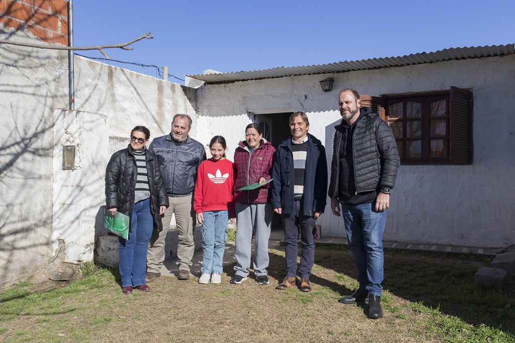Más familias accedieron a la conexión domiciliaria de servicios