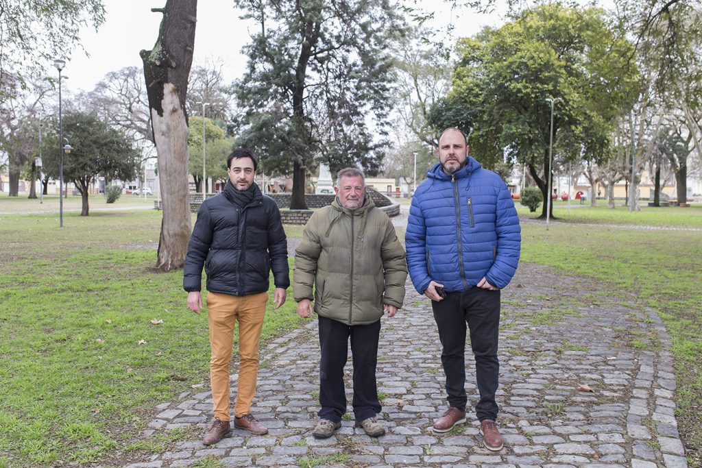 Empiezan los trabajos de puesta en valor en la plaza Rubén Márquez.