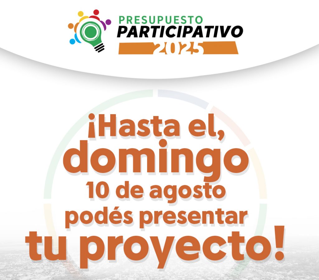 Presupuesto Participativo: Ya hay más de 20 proyectos y se acerca el cierre de presentación