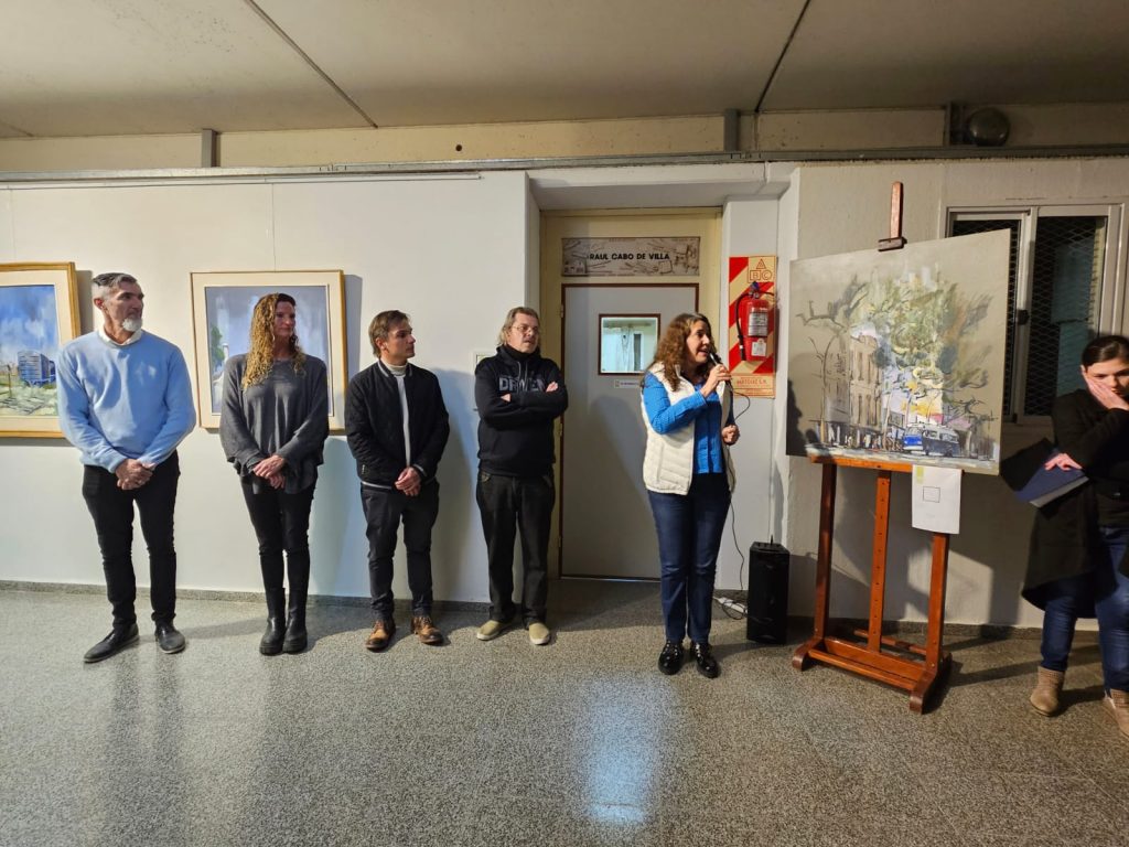 El artista local Luis Pessi expuso y el municipio acompañó