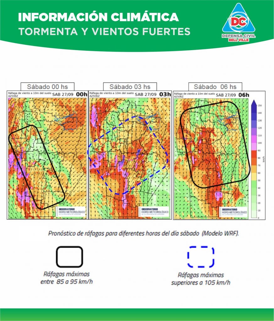 ¡Atención!: hay alerta por “tiempo severo” a partir de la tarde/noche del viernes