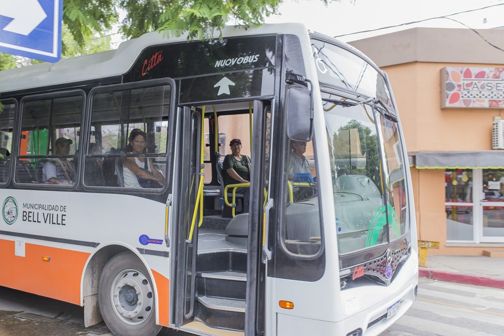 Por la ExpoBell 2025 se amplía el recorrido normal y habitual del transporte urbano
