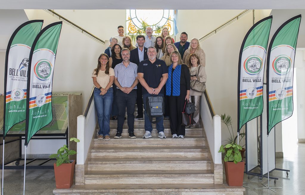 Rotarios hicieron una vista protocolar a la Municipalidad