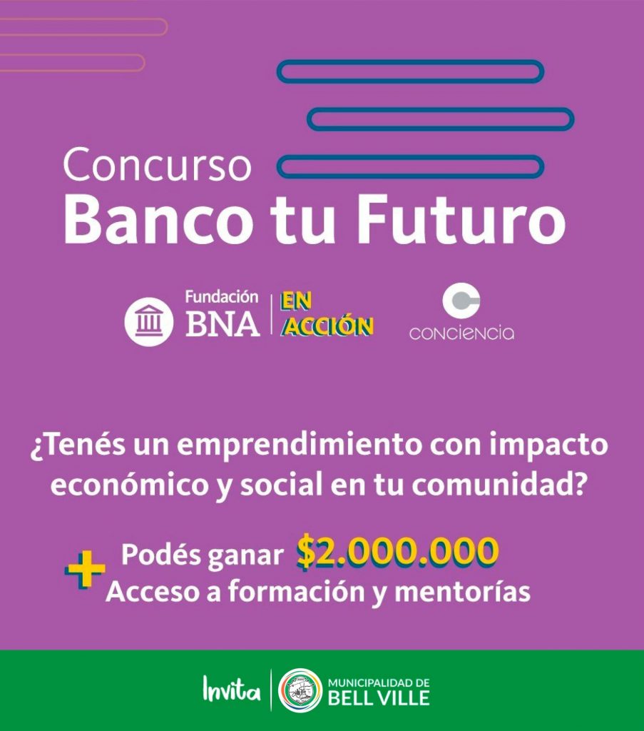“Banco tu Futuro”: un concurso para emprendedores de todo el país
