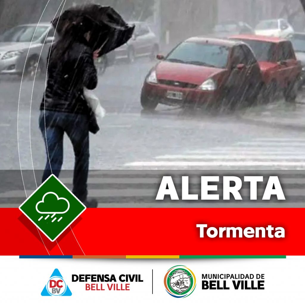 Defensa Civil alertó por tormentas y chaparrones repentinos durante el fin de semana
