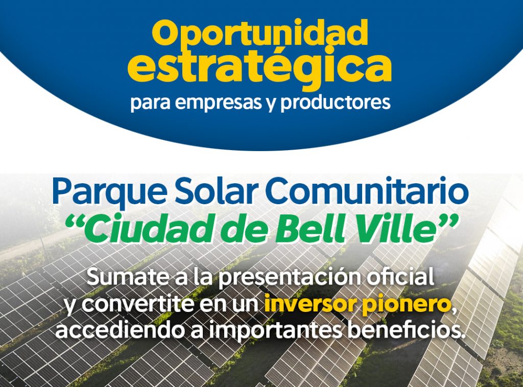 Se presentará oficialmente el Parque Solar Comunitario