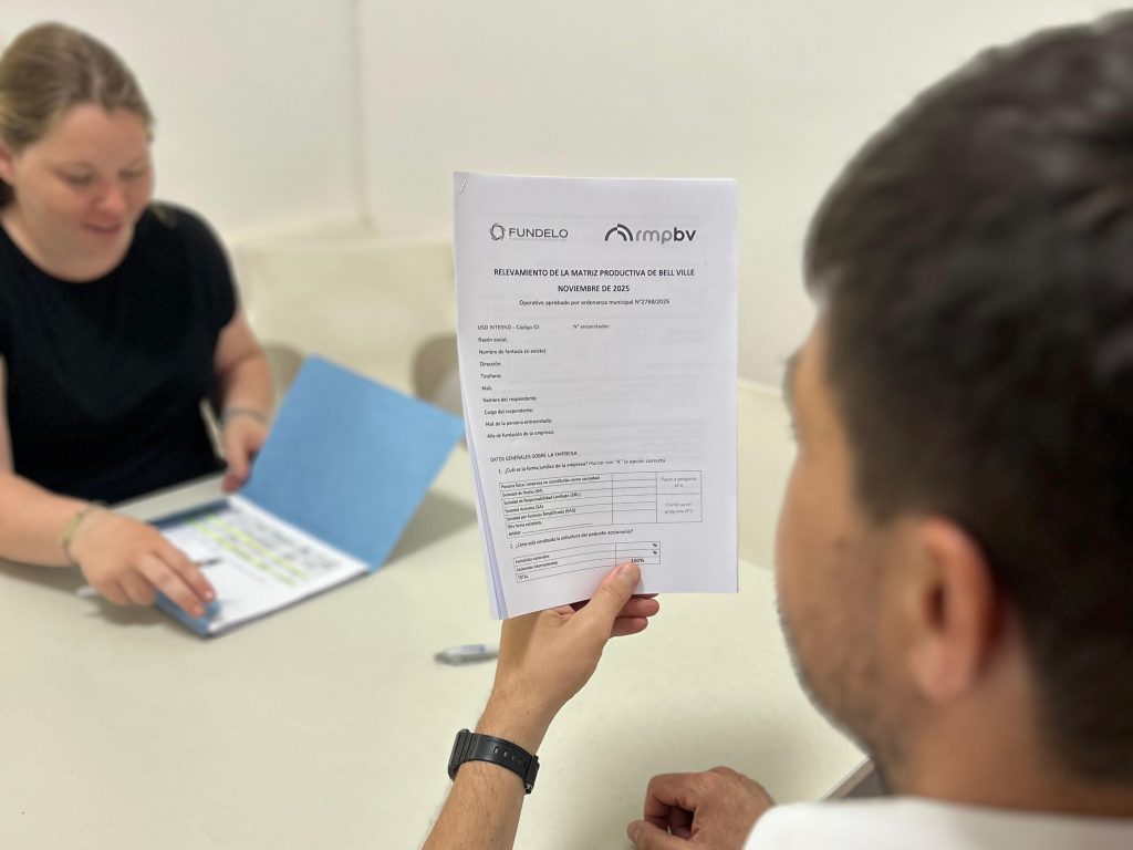 Avanza el relevamiento de la matriz productiva de Bell Ville