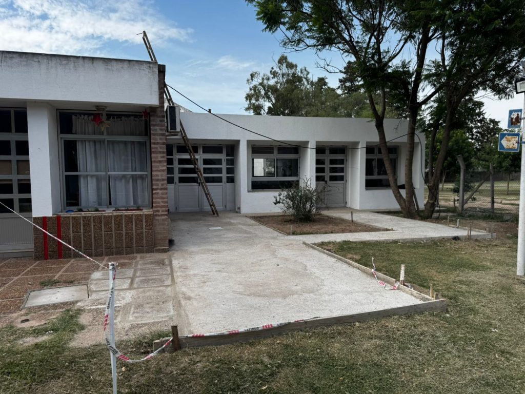 La ampliación del jardín de la escuela Neuquén entró en su etapa final