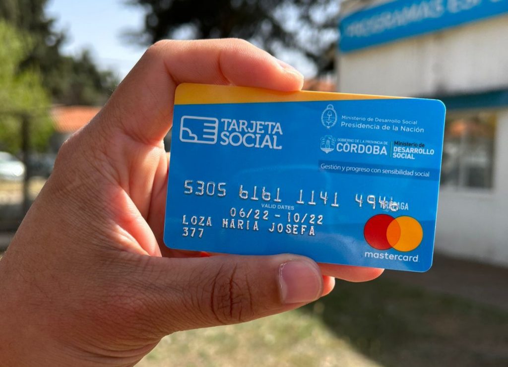 Tarjeta Social: El miércoles se acredita el monto de diciembre