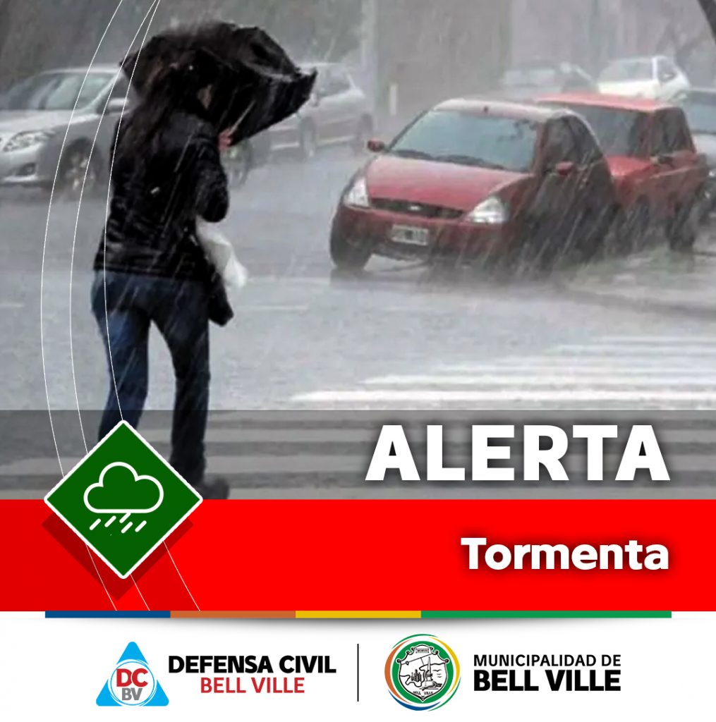 Lanzaron advertencia por tormentas para hoy y mañana