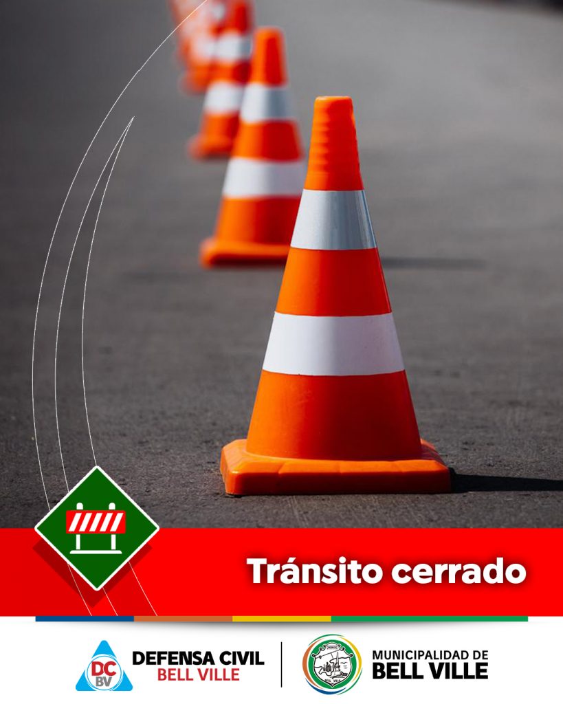 Nuevo corte de tránsito momentáneo en Yrigoyen entre Av. Hernández y Malharro
