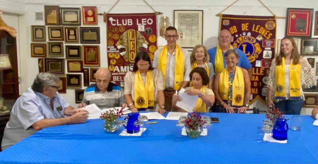 Se firmó el contrato para iniciar la obra del Centro Oftalmológico “Leones por la Visión”