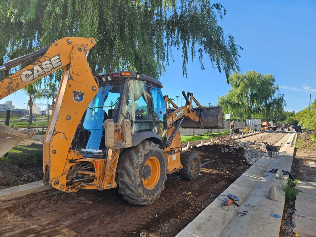 Continúan las mejoras integrales en la calle Junín