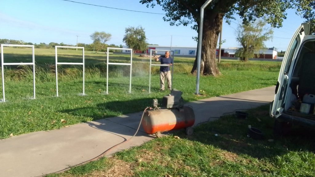 Avanzan las mejoras en el Paseo Malvinas