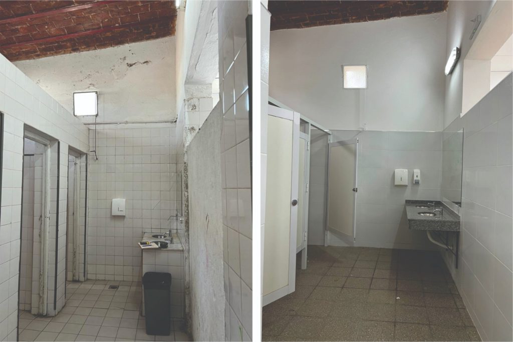 Finalizaron obras en los baños de nenas de la Ponciano Vivanco